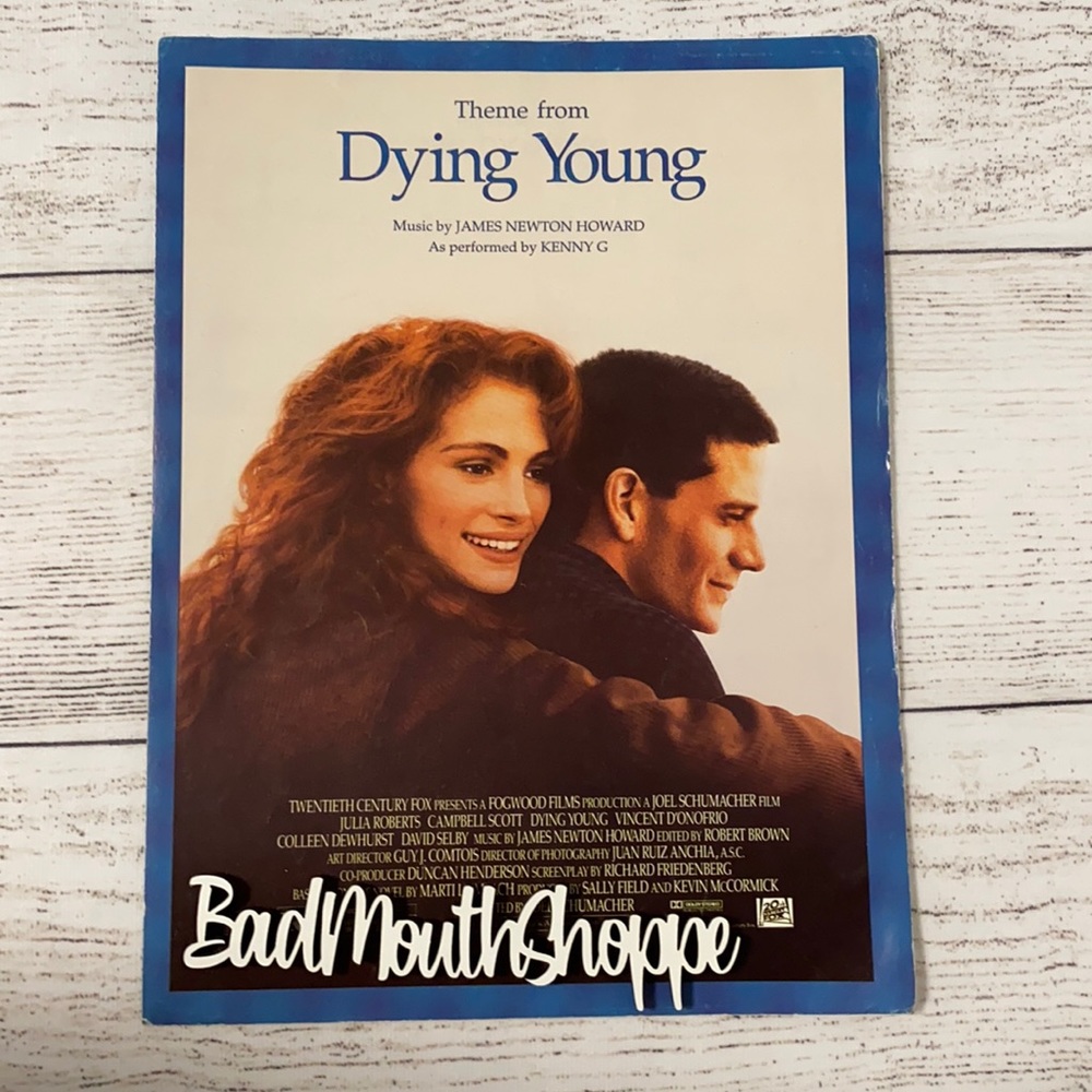 Theme from Dying Young Song Sheet Music Kenny G